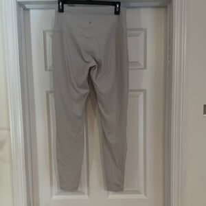 Lululemon Cream High-Waisted Leggings